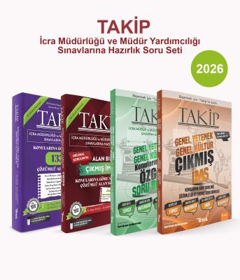 Takip İcra Müdürlüğü ve Müdür Yardımcılığı Sınavlarına Hazırlık Soru Seti