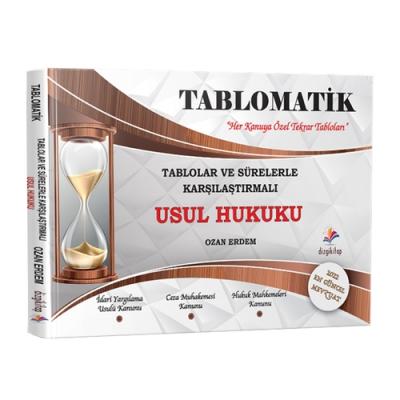 Tablomatik Tablolar ve Sürelerle Karşılaştırmalı Usul Hukuku Ozan Erde