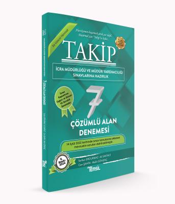 TAKİP Takip İcra Müdürlüğü ve Müdür Yardımcılığı Sınavı 7 Çözümlü Alan Denemesi 2024