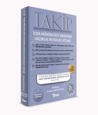 TAKİP İcra Müdürlüğü Sınavlarına Hazırlık Mevzuat Kitabı Sertkan Erdur