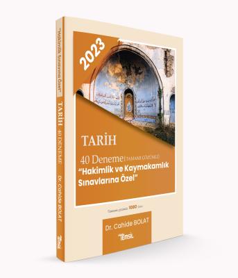 Hakimlik ve kaymakamlık Tarih Tamamı Çözümlü 40 Deneme Cahide Bolat