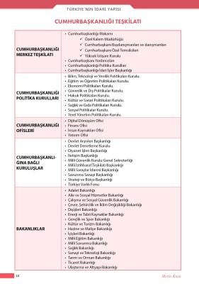 İmtiyaz Kaymakamlık Ders Notu Türkiye’nin İdari Yapısı Metin Kaya