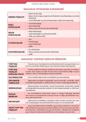 İmtiyaz Kaymakamlık Ders Notu Türkiye’nin İdari Yapısı Metin Kaya