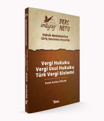 HMGS Vergi Hukuku- Vergi Usul Hukuku- Türk Vergi Sistemi Emek Özkan