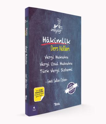 İMTİYAZ Vergi Hukuku - Vergi Usul Hukuku - Türk Vergi Sistemi Ders Notları